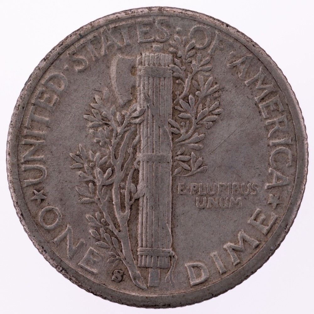 1928-S Mercury Silver Dime (B4102)