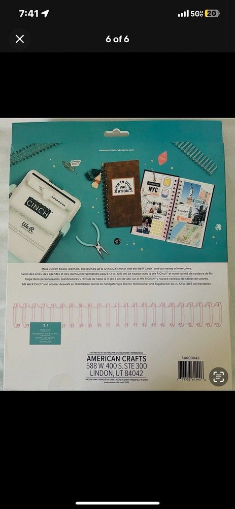 We R Memory Keepers-Cinch Binding Wires 16 Pack/Plastic Loop/etc Bundle- ALL NEW