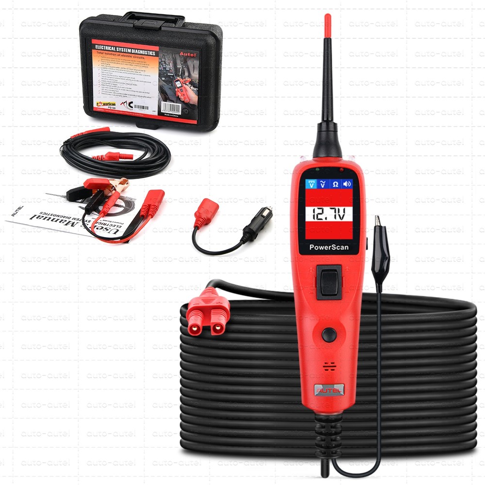 Autel PowerScan PS100 Power Circuit Probe Kit Electrical Wire Tracer 40ft Cable