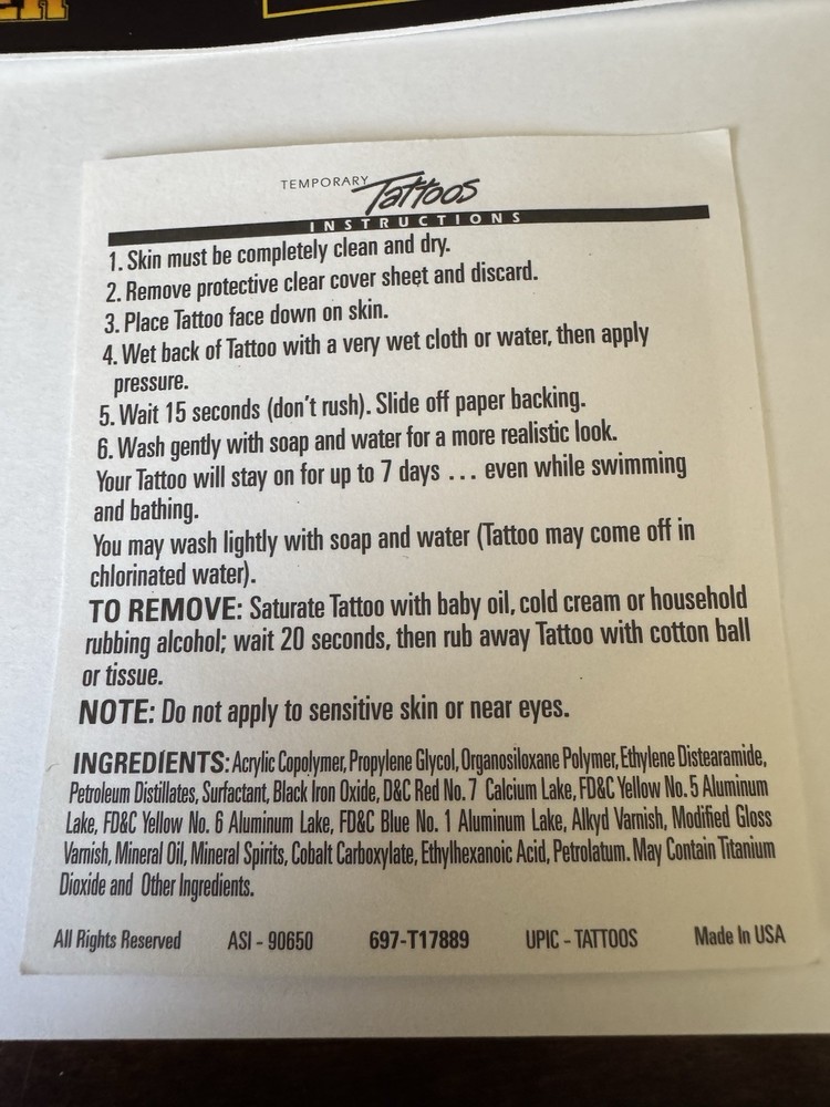 KISS ARMY CLUB MERCHANDISE KIT 2007