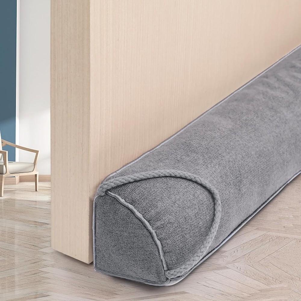 Triangular Under Door Draft Stopper 28 inch Heavy Duty Door Draft Blocker Bot...
