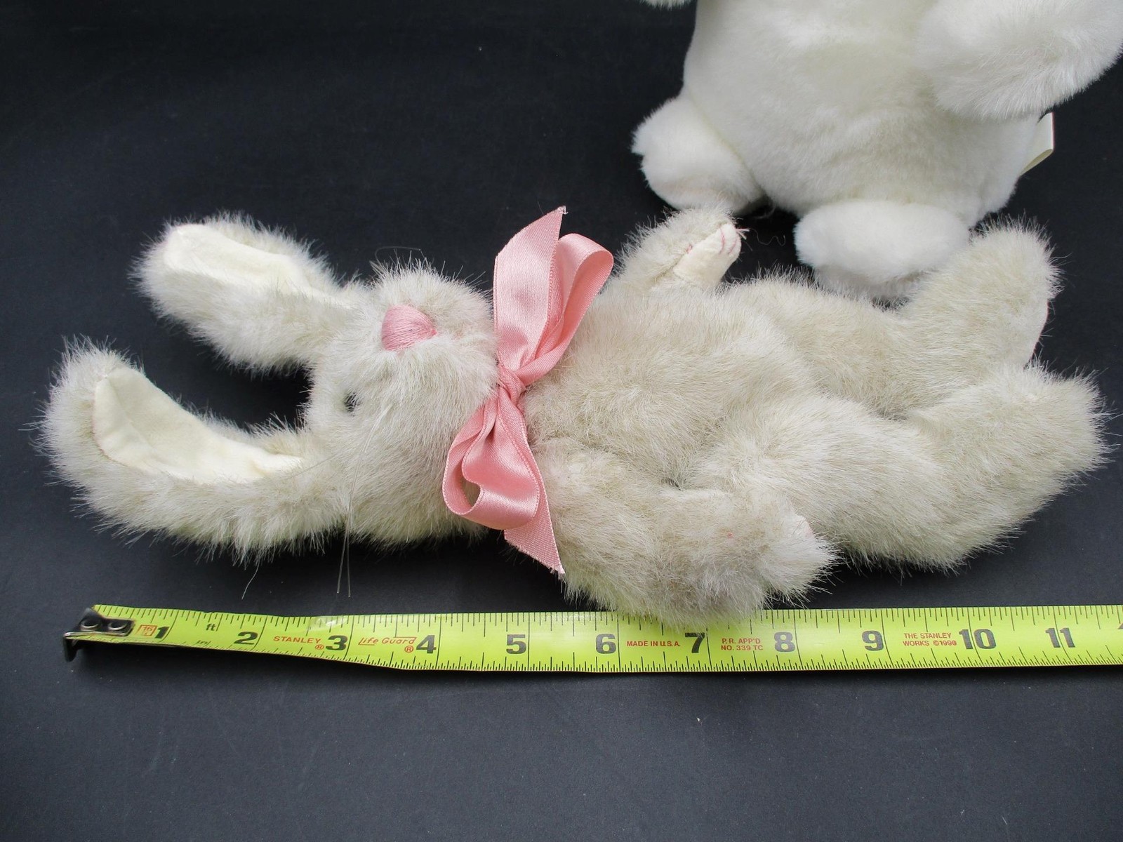 Vintage Fanny Farmer Candies Easter Box + 2 Plush Stuffed Bunny Rabbits BOYDS