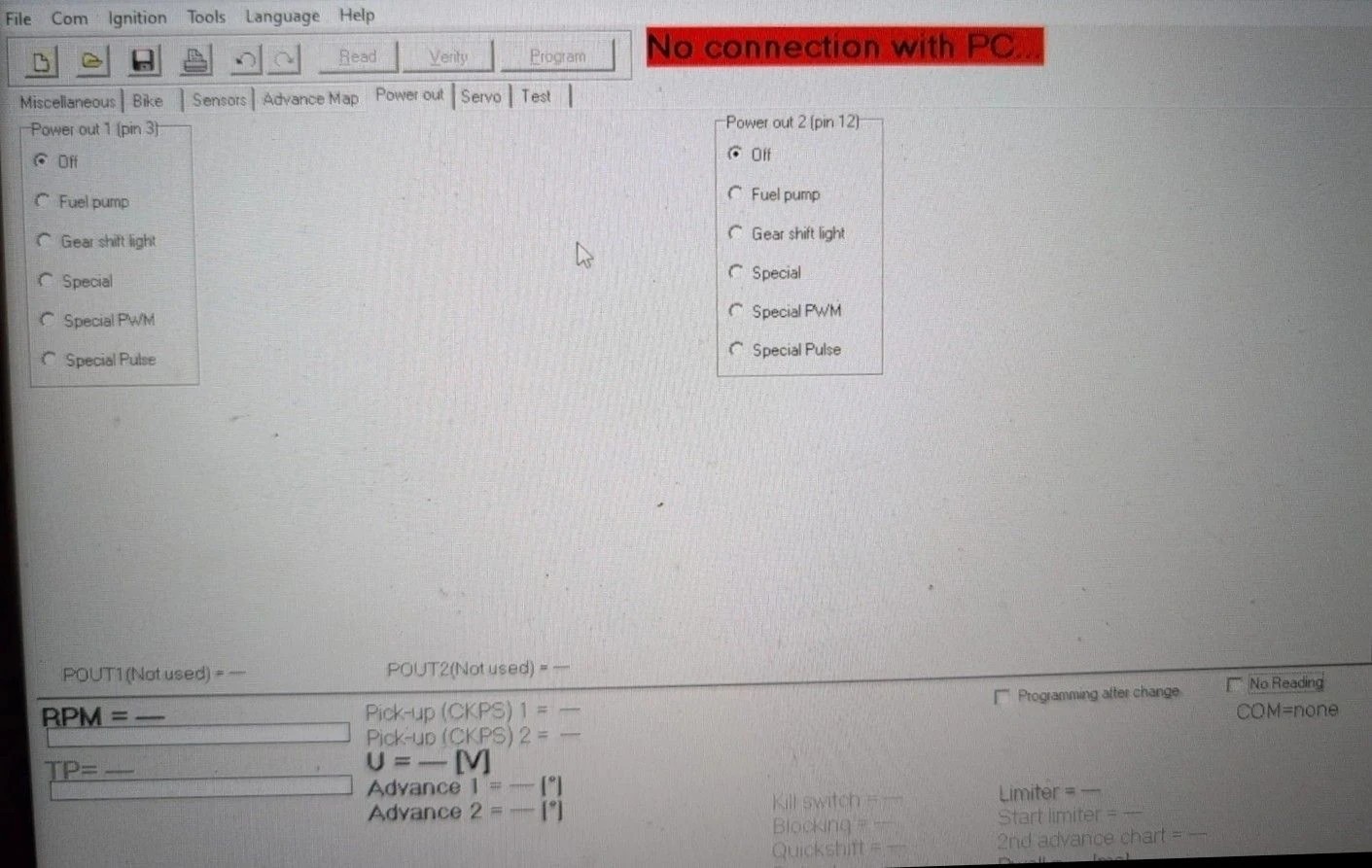PNP Programmable CDI, Spark Unit For Honda V45, V65, Saber, Magna, Vf750, Vf1100