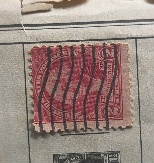 George Washington 2 cent Red stamp excellent condition