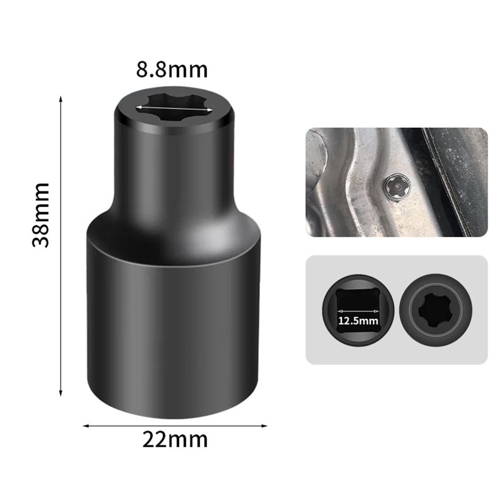 Battery Cover Screw Tool EP8.8 Socket Rustproof Socket Wrench for Tesla