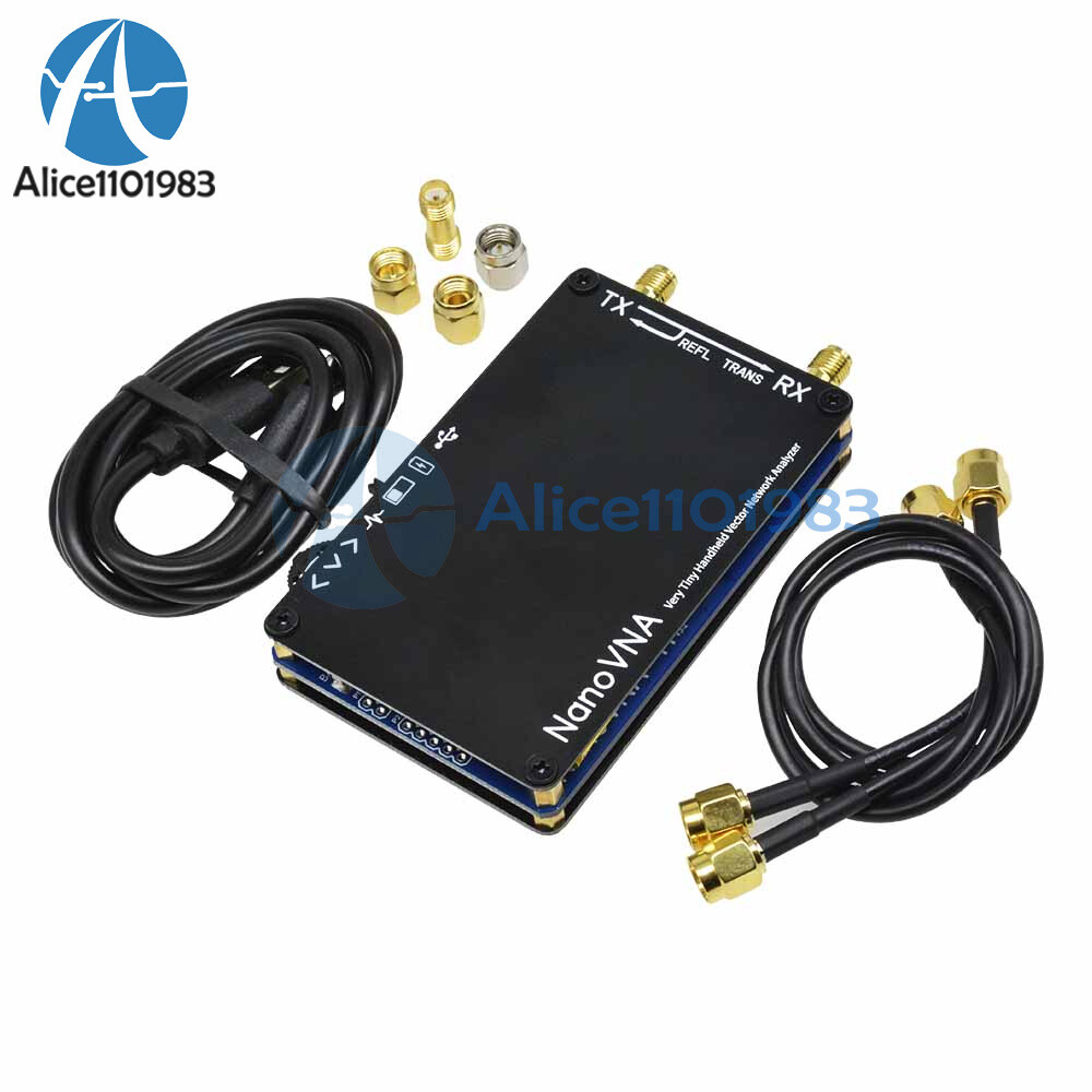 NanoVNA Vector Network Analyzer 2.8" HF VHF UHF Antenna Analyzer 50KHz-900MHz