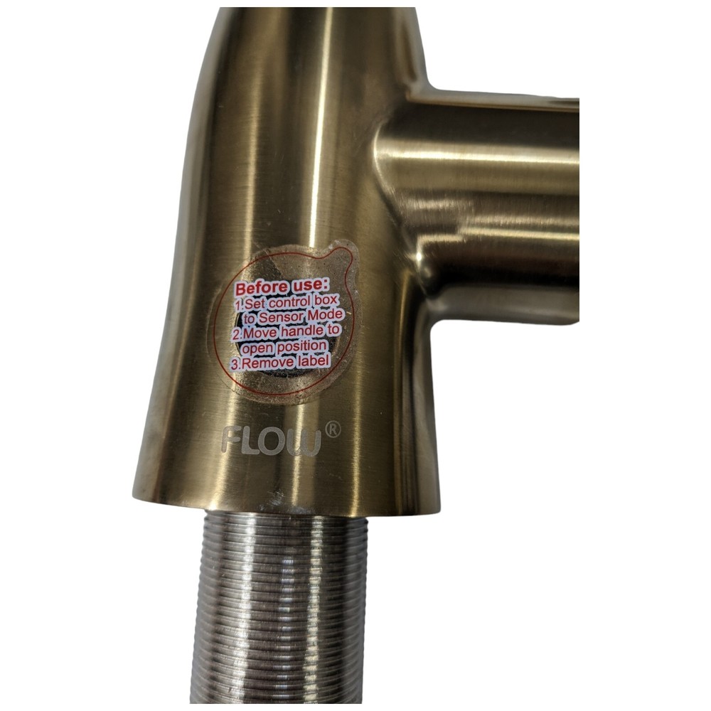 Bemis Bio Bidet FLOW Motion Activated Gold Kitchen Faucet Pull-Down Sprayer