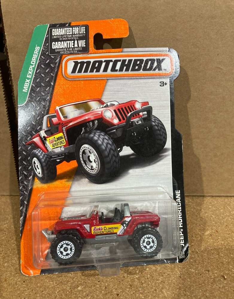 Matchbox Jeep Hurricane Ricks Climbing Adventures