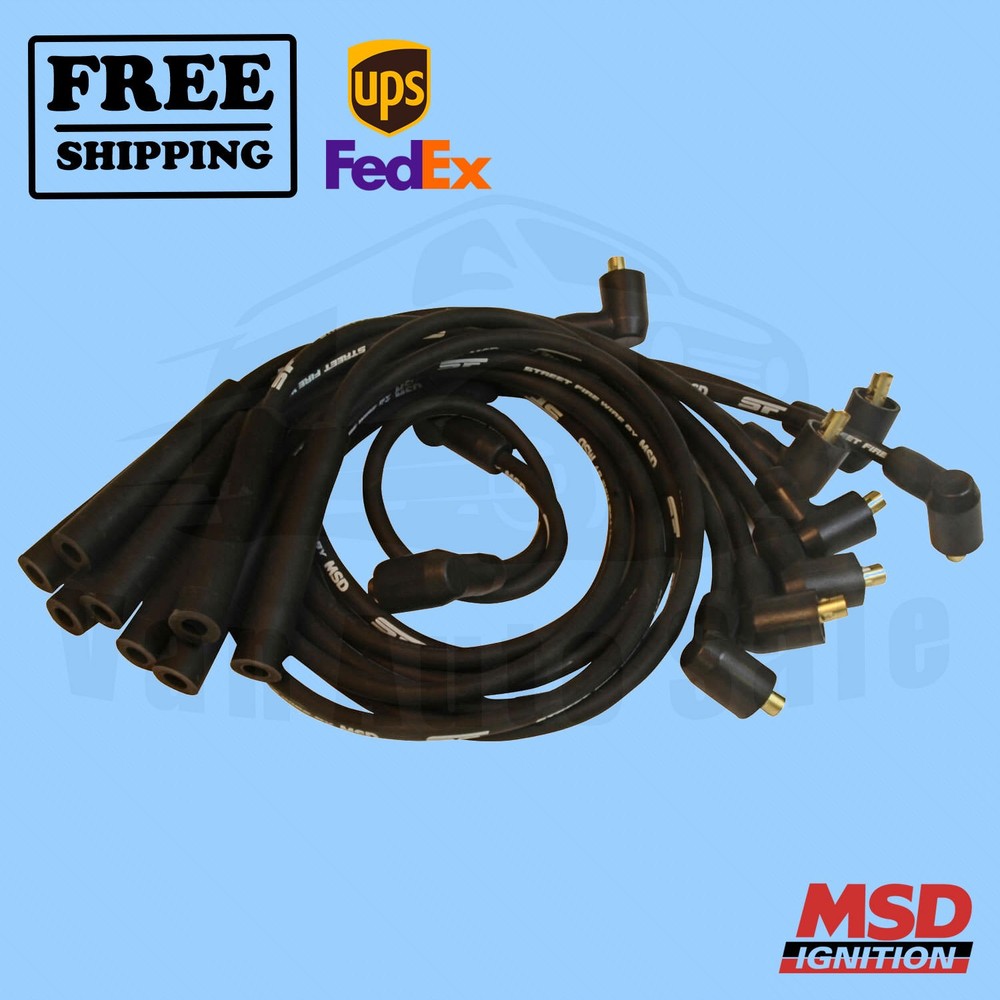 Spark Plug Wire Set MSD New fits Ford Elite 75-1976