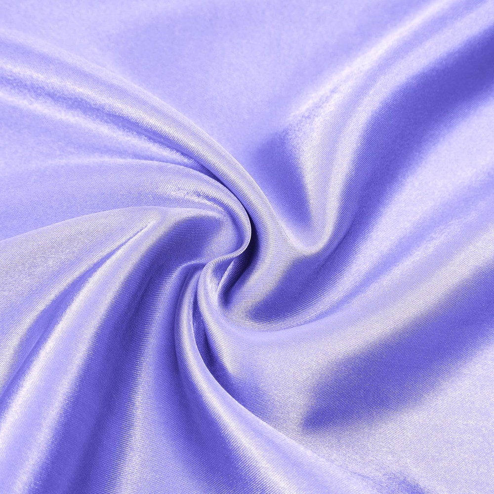 GUNTAIL 2 Pack Satin Soft Crib Sheet for Sheets, Pink & Violet
