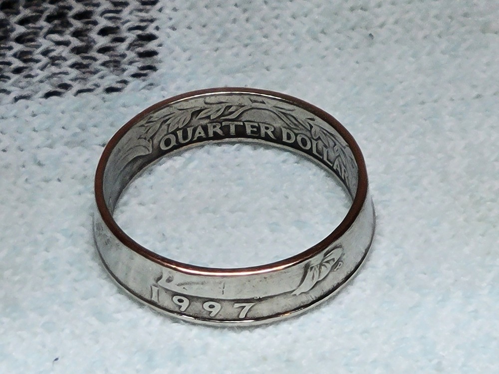 1997 - Size 11 Dated Quarter Coin Ring