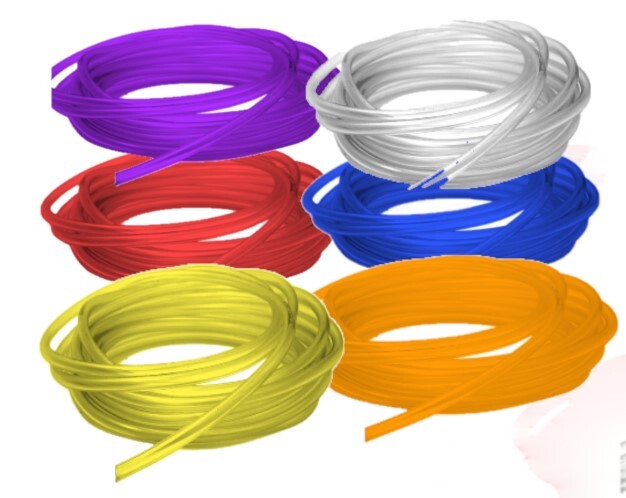 1/4" ID Fuel Gas Line Hose 3/8" OD Colored Go Kart Mini Bike SOLD BY THE FOOT