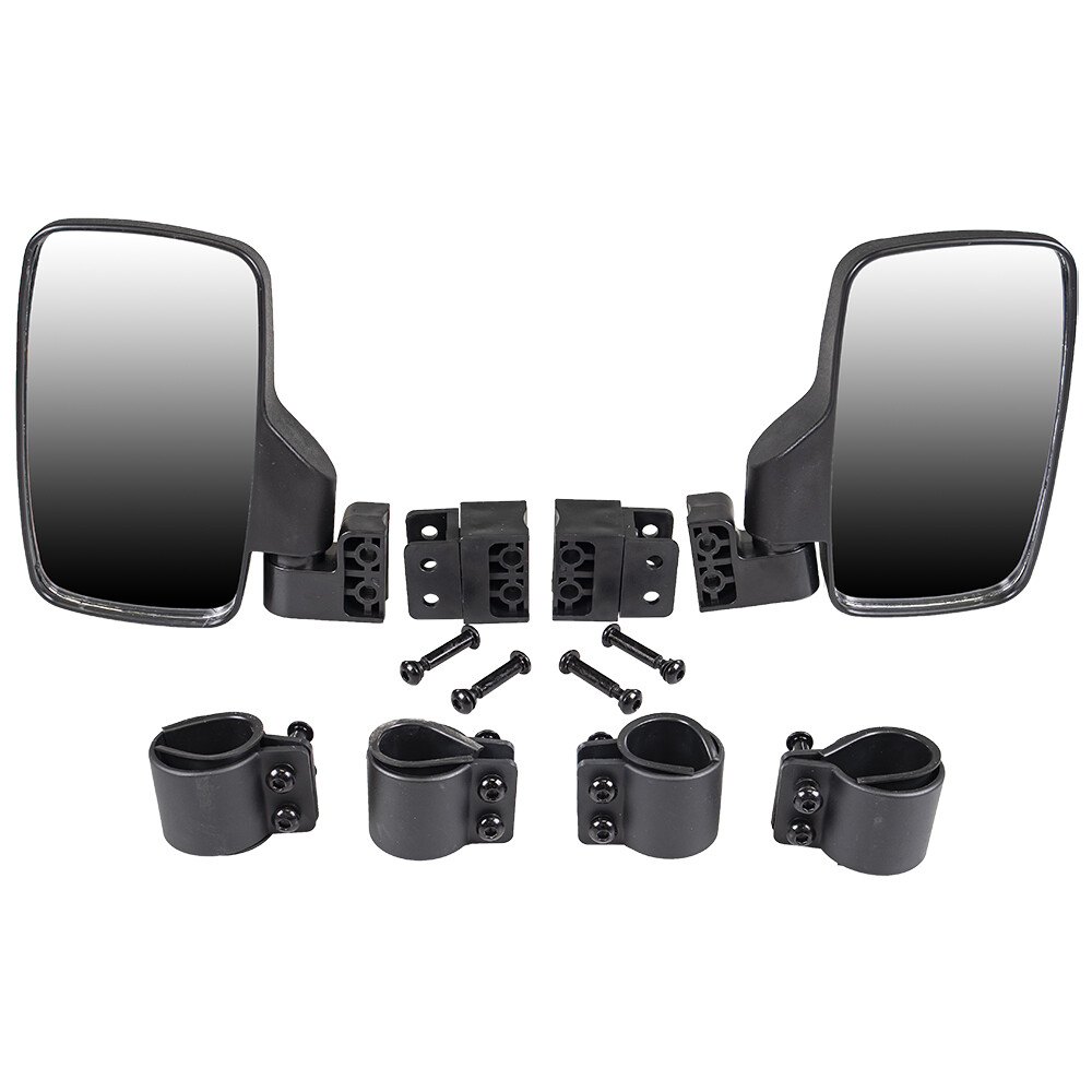 NICHE Side View Mirror Set for Yamaha Wolverine Rhino Viking 450 660 700 Black