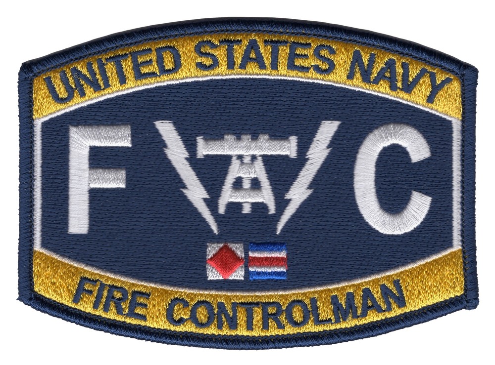 FC Deck Rating Fire Controlman Patch FC