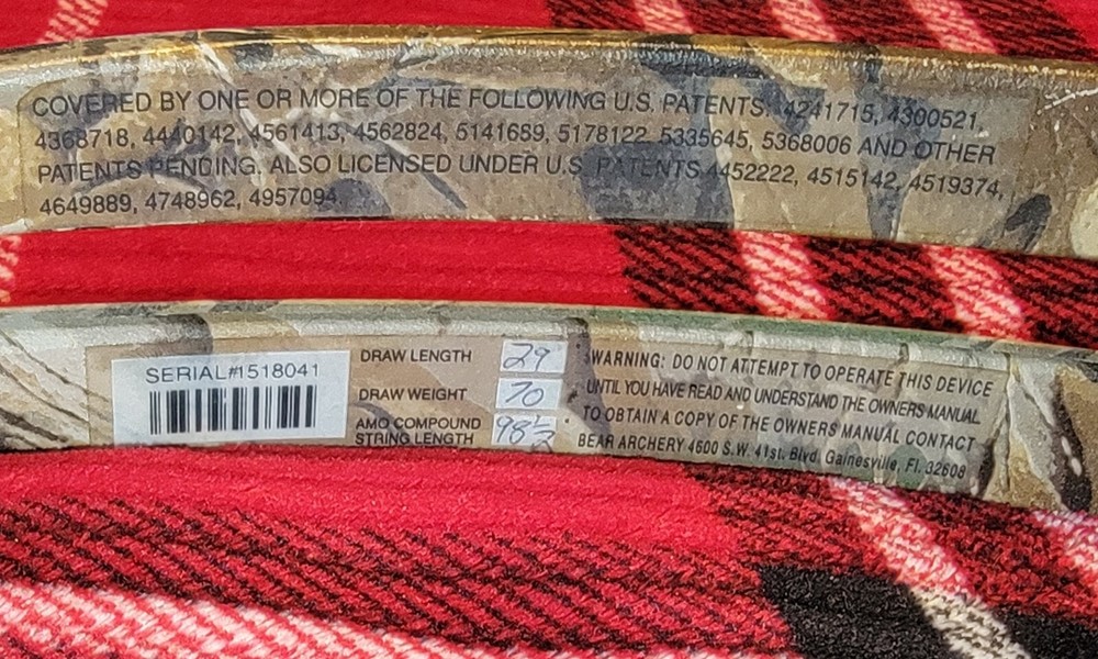 Fred Bear Code Compound Bow + Arrows and Case + QUICK shot Minty