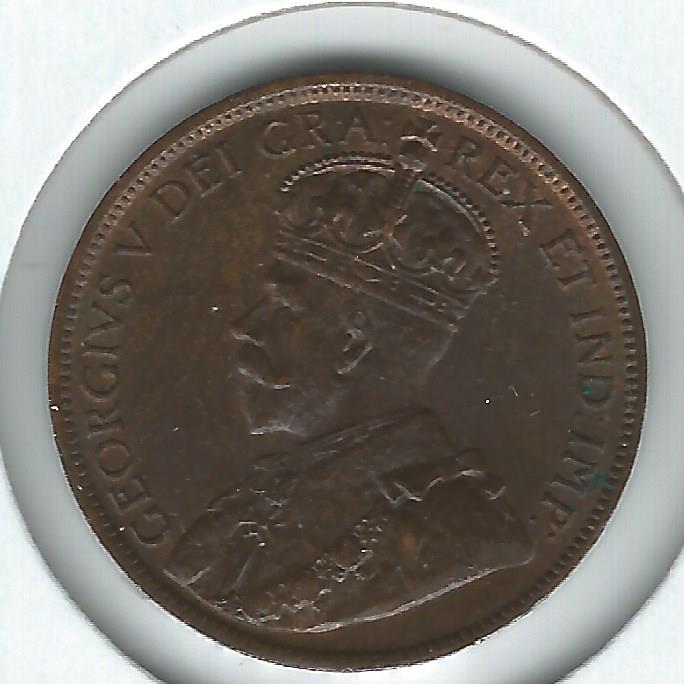 Canada Large Cent 1917 Choice Red/Brown Uncirculated
