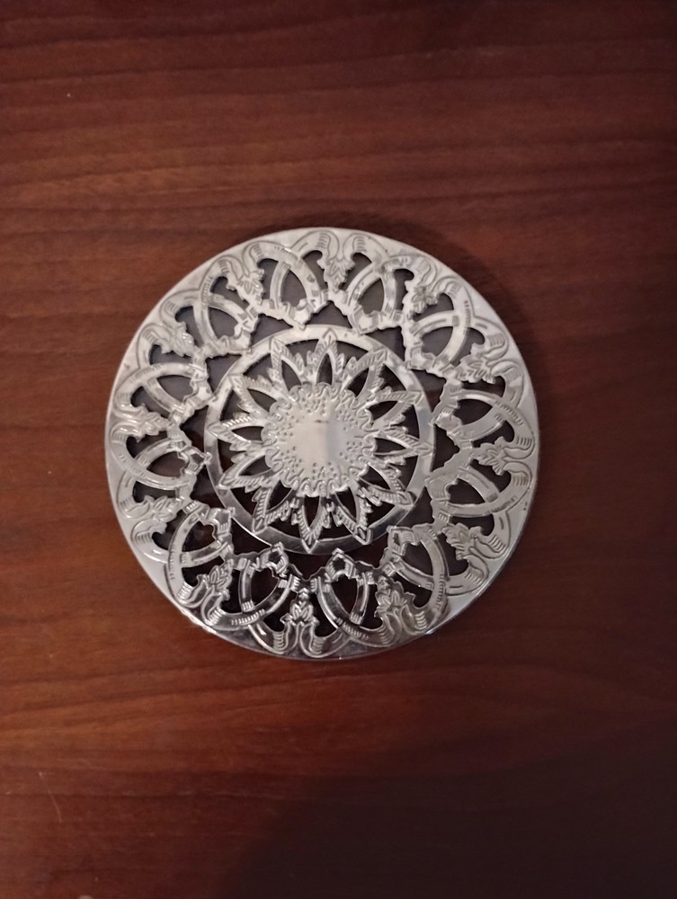 Vintage Leonard Silver/Towle Silver Plated Trivet 6"