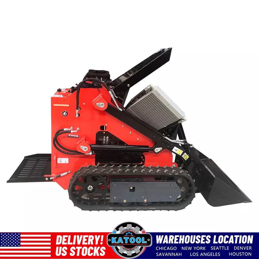 Motooltech Mini Track Skid Steer Loader 23 HP RATO Engine EPA Electric Start