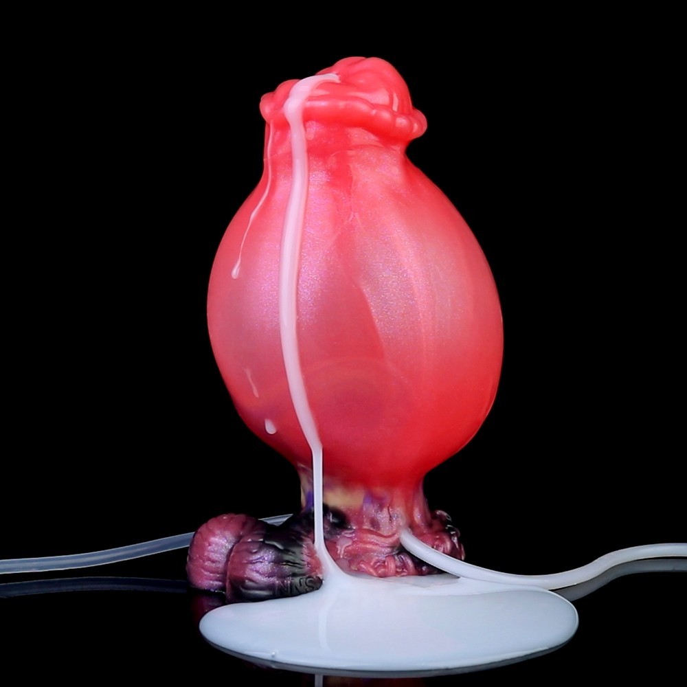 Fantasy Anal Plug Inflatable Ejaculation Dildo Squirting Penis Big Butt Expander