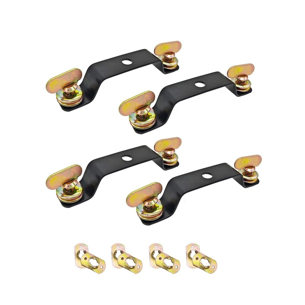 4 Pack Truss Clamp Bracket Stage Light Quick Lock Connector 12mm Aperture 110lb
