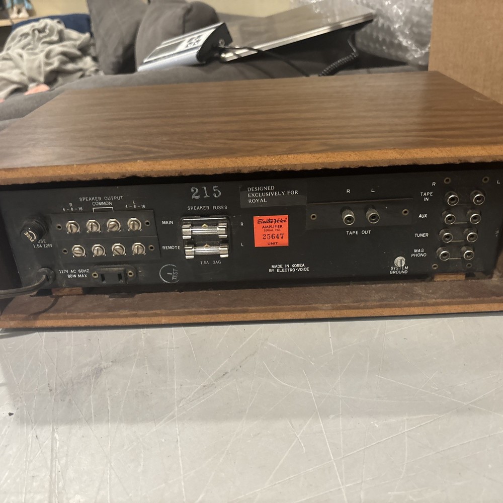 ELECTRO-VOICE ROYAL 100A Amplifier