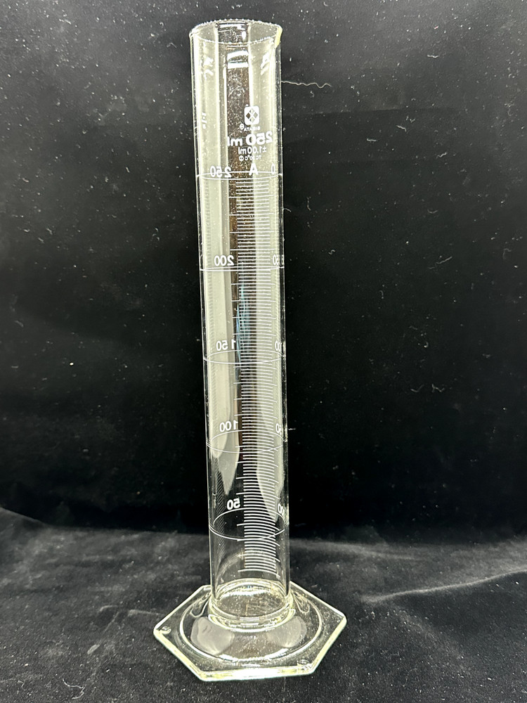 SIBATA 250 mL GRADUATED CYLINDER (CLASS A)