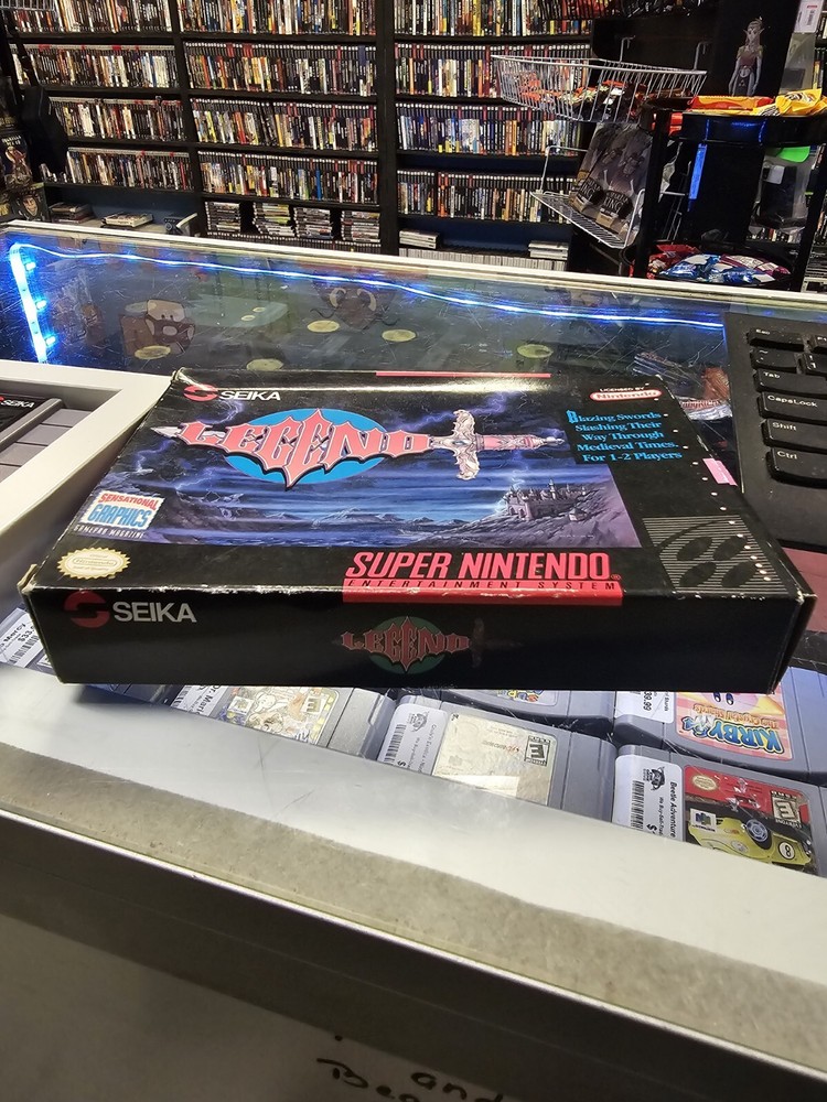 Legend (Super Nintendo | SNES) Authentic With BOX and Cartridge
