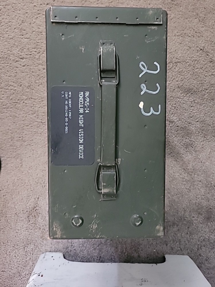 Surplus AN/PVS-14 Case US Military Issue Monocular Night Vision Device Case ONLY
