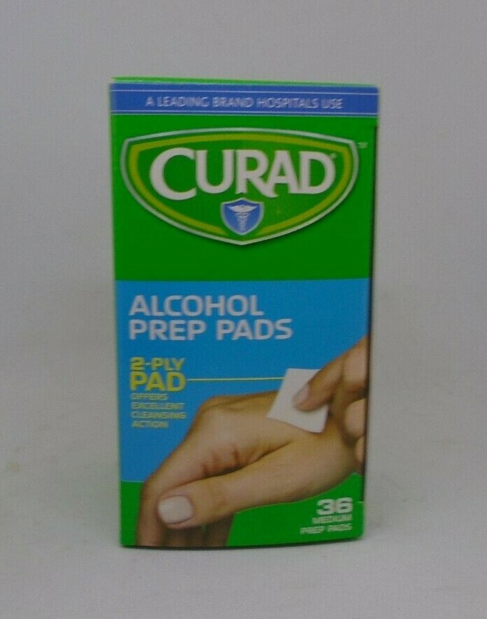 curad alcohol prep pads 36 (5 Pack)