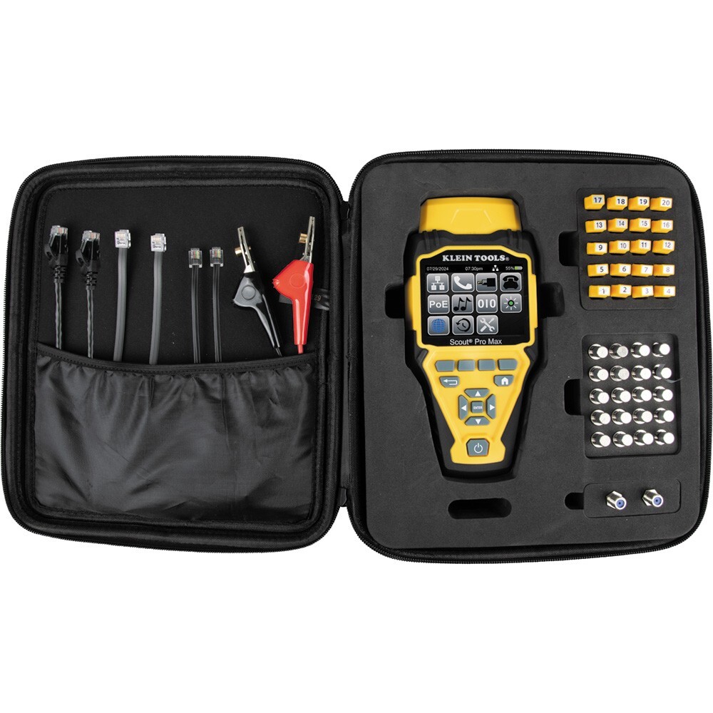 Klein Tools VDV501-770 Scout® Pro Max Network Cable Tester With Remote Set