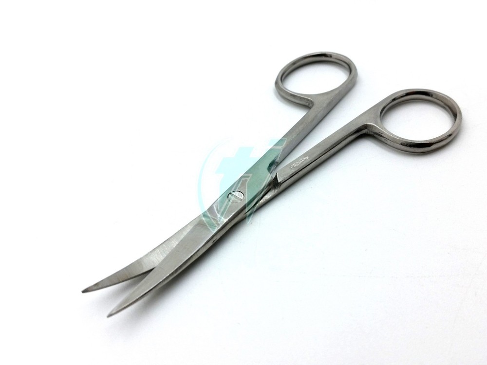 1 OPERATING DISSECTING SCISSORS 4.5" CURVED SHARP SHARP TIP SURGICAL