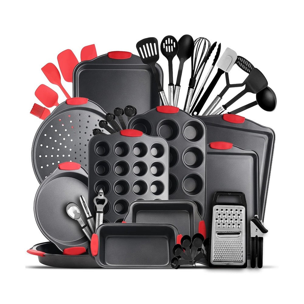 Eatex Nonstick Bakeware Sets with Baking Pans Set, 39 Piece Baking Set with M...