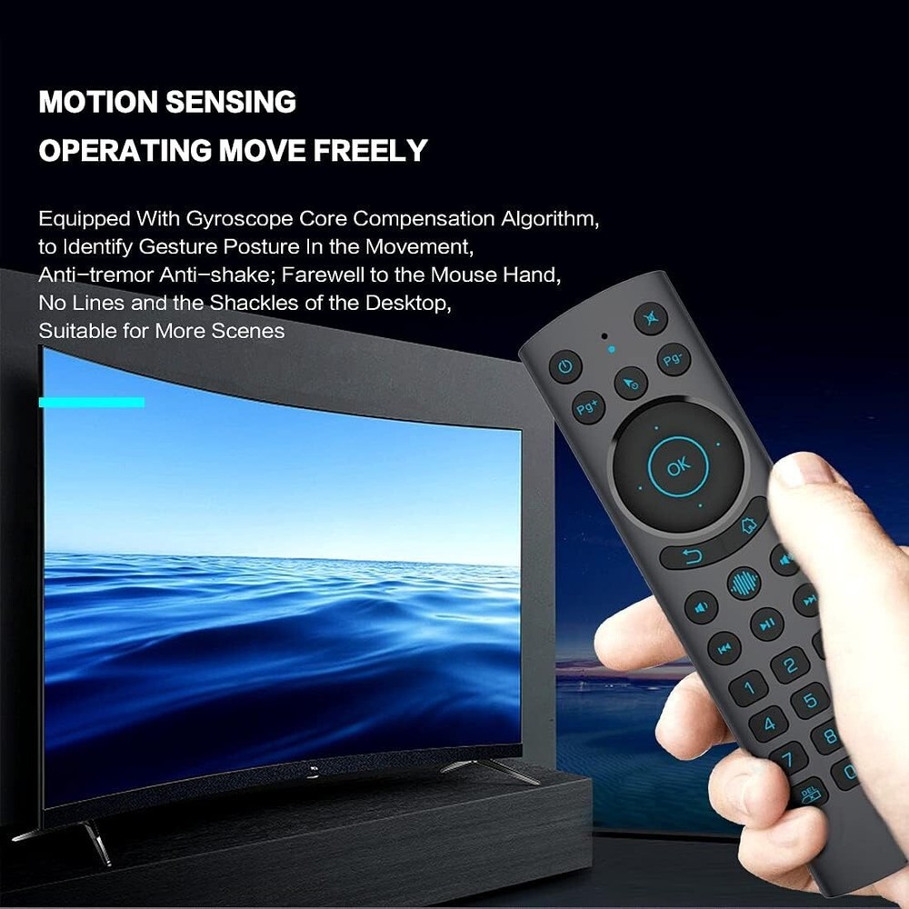 G20BTS Plus Wireless Voice Backlit Remote Control For Android TV Box 2.4G +USB