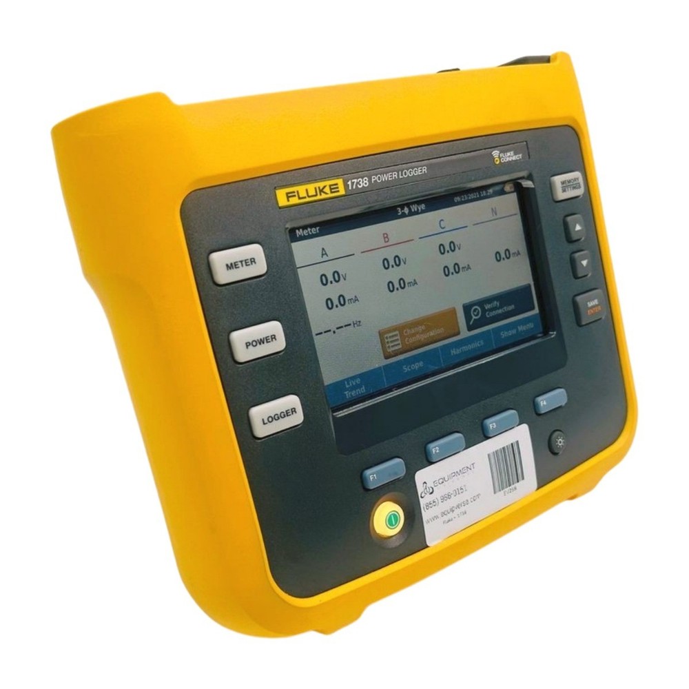 Fluke 1738 Three Phase Power Quality Logger Analyzer NICE