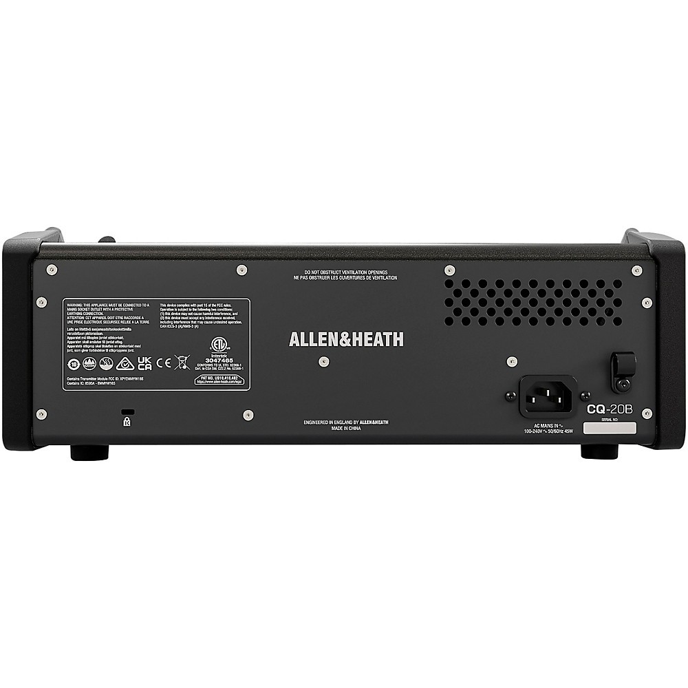Allen & Heath CQ-20B Digital Mixer Bundle With SKB iSeries Case