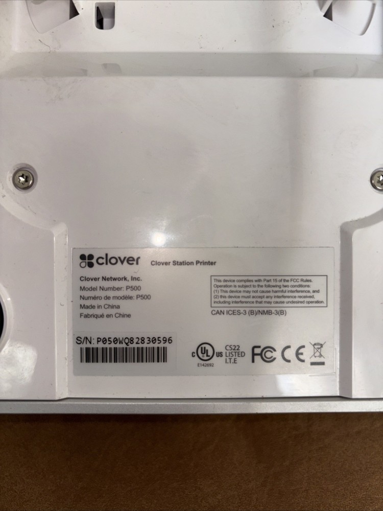 Clover Station P500 Printer ~ Cable Included