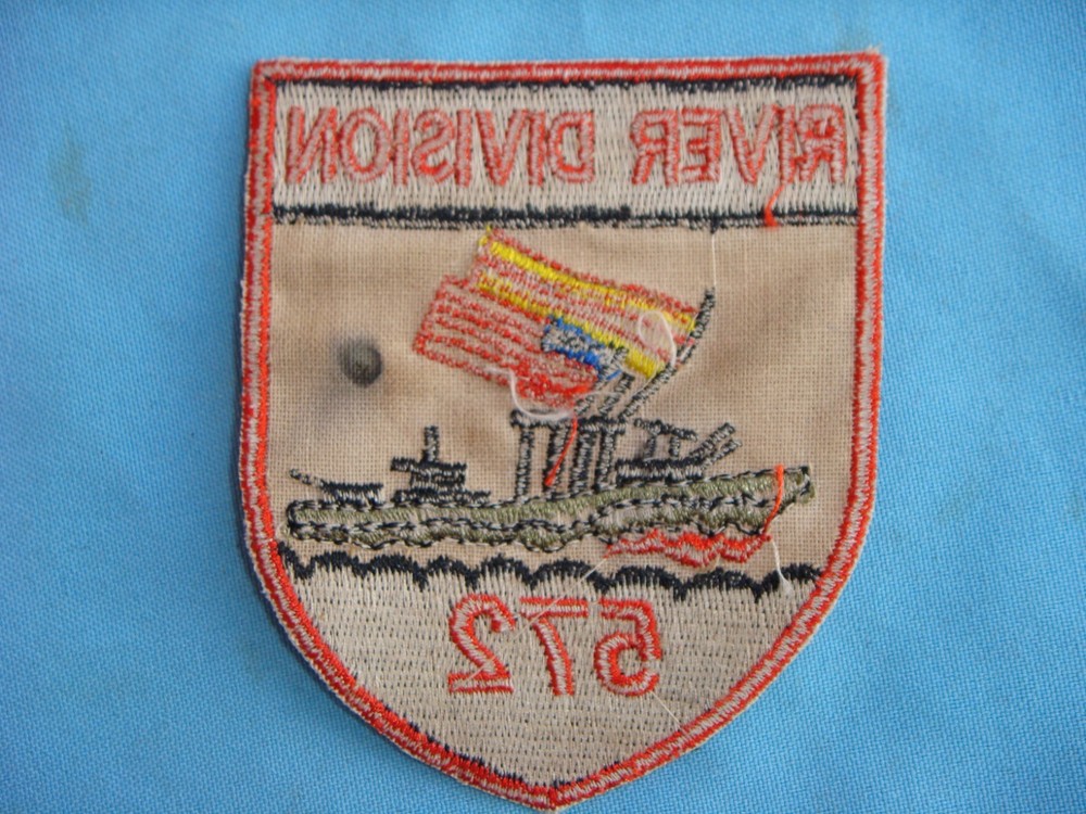 VIETNAM WAR PATCH, US NAVY RIVER DIVISION 572