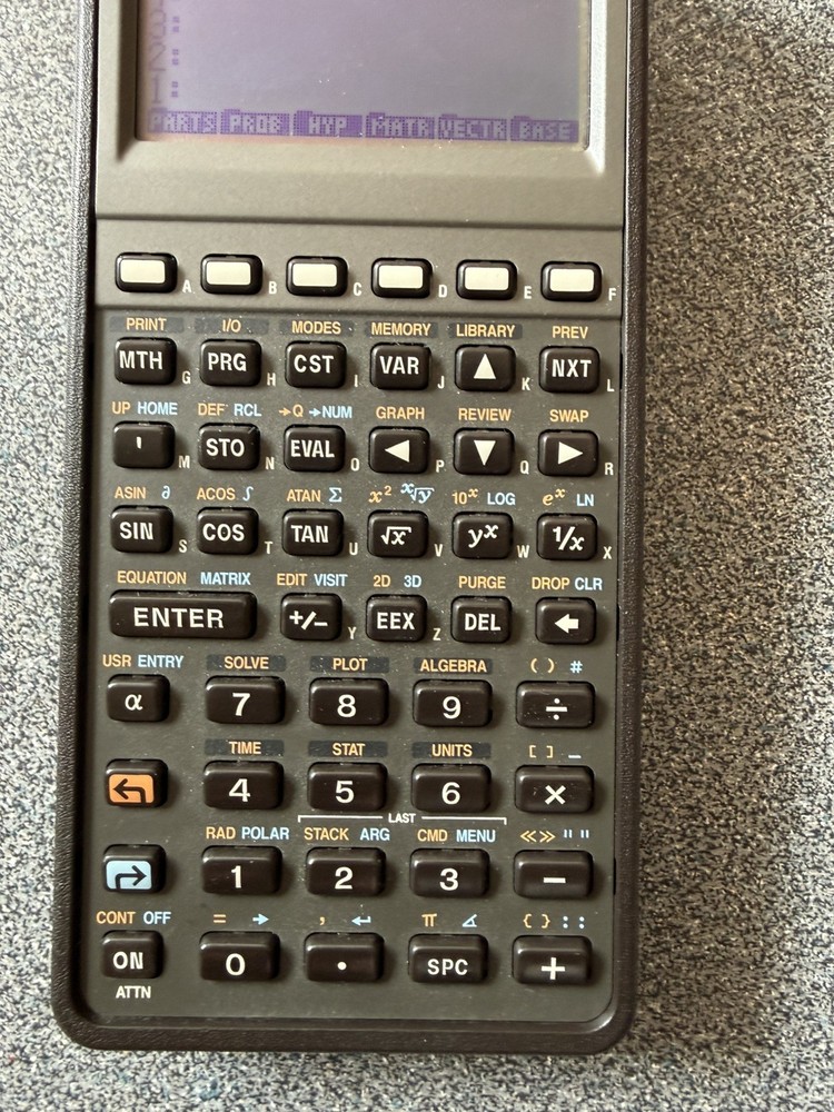 HP 48SX Scientific Expandable Calculator With Case working
