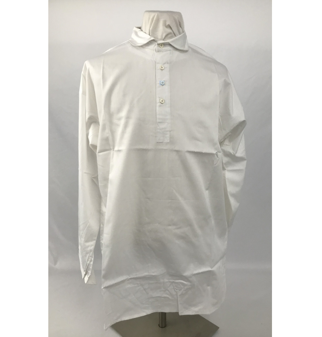 White Shirt with Mother of Pearl Buttons - Reenactment, Civil War - Size Medium