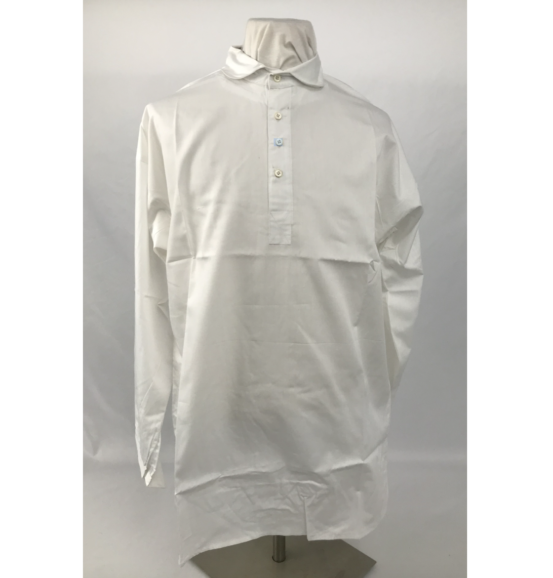 White Shirt with Mother of Pearl Buttons - Reenactment, Civil War - Size Medium