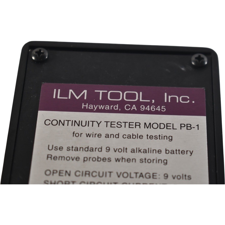 ILM Tool PB-1 Pocket Continuity Beeper Diode Transistor Tester
