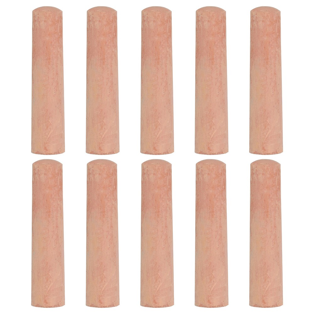 10 PCS Dustless Chalk, Brown Sidewalk Chalk Large Solid Huge for Outdoor