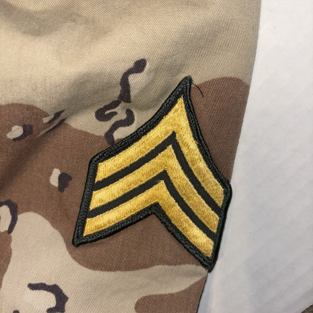 US Army Desert Storm Camouflage Jacket Medium Spearhead Patch