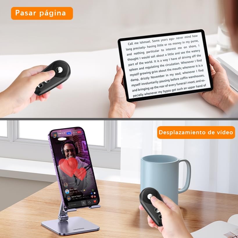 Camera Remote Control for iPhone with Zoom Shutter - Front/Rear Switch Page T...