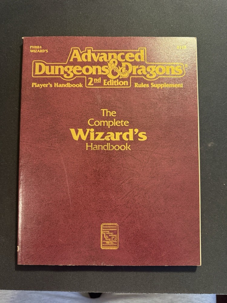 Dungeons & Dragons the Complete Wizard's Handbook 2nd Edition 1990