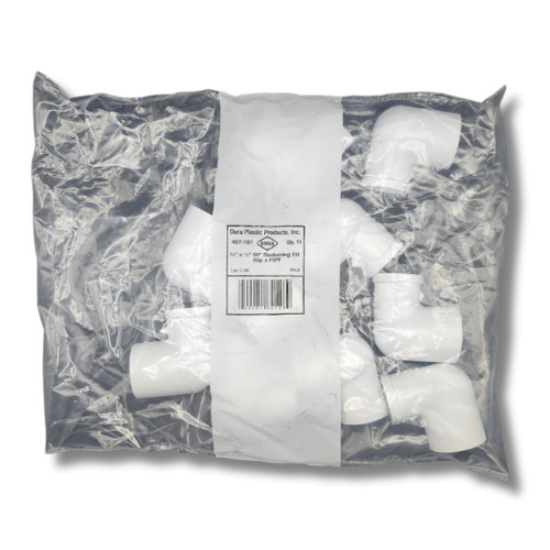 10 Pack 3/4" Socket x 1/2" FPT Reducing Elbow