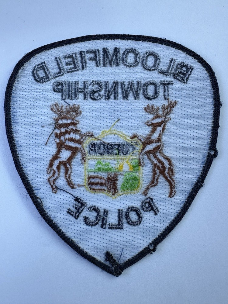 Bloomfield Township Michigan Police Patch