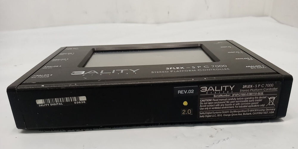 3ALITY DIGITAL 3FLEX SPC-7000 Stereo Platform Controller Same As Pictures