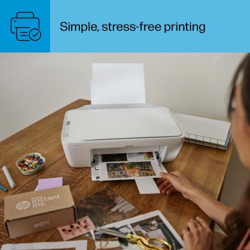 HP DeskJet 2827e All-in-One Printer with Bonus 3 Months of Instant Ink with HP+