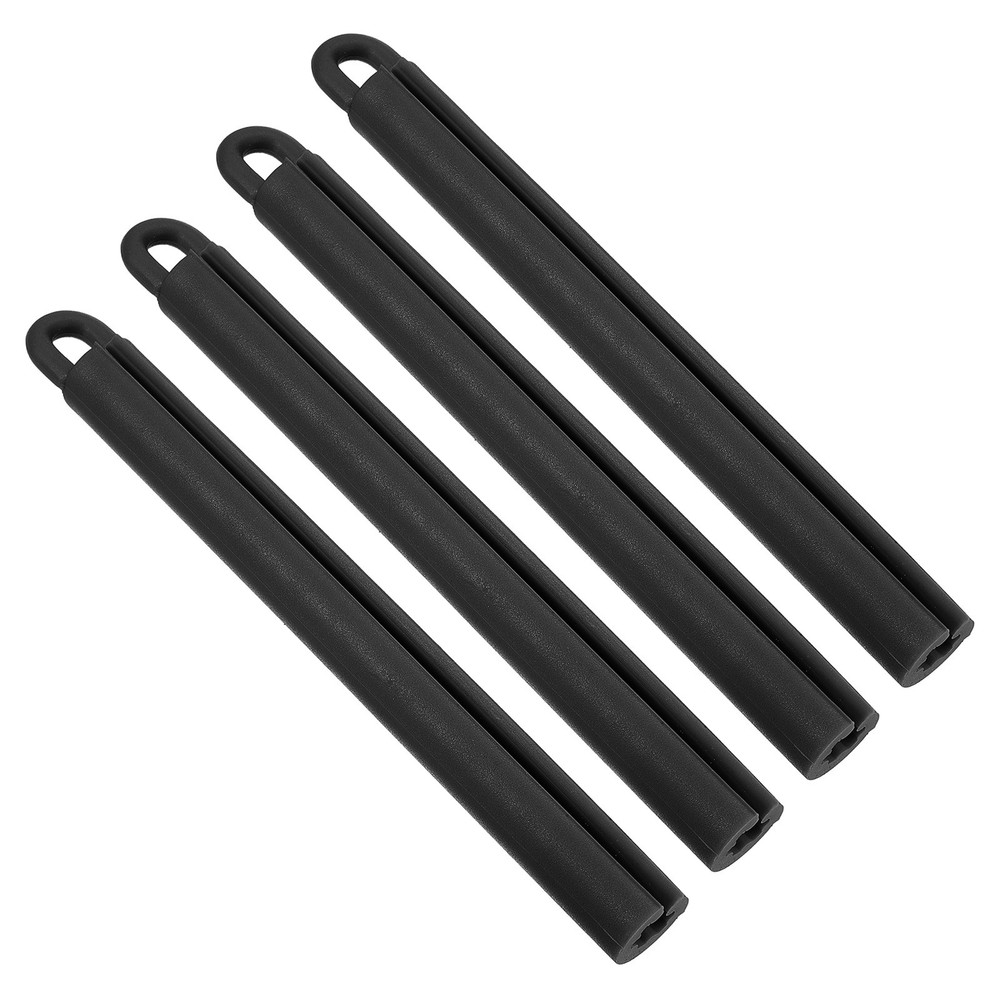 7.7" Billiard Stick Hook, 4pcs Snooker Billiard Tool Accessory, Black